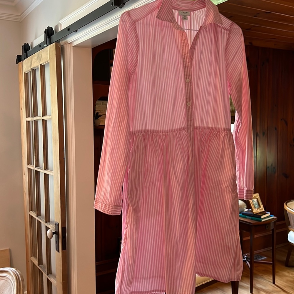 Jcrew button down dress